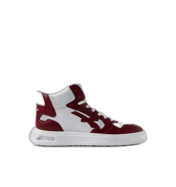 Upower Kalysta Calzado de Seguridad Alto - Talla 46 - Proteccion OB SR, Diseño Ergonomico, Suela Antideslizante - Color Blanco/Rojo