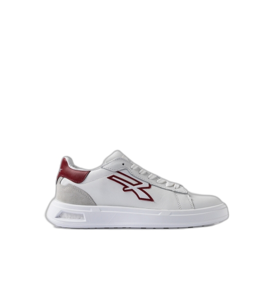 Upower Lilas Calzado de Seguridad Bajo - Talla 38 - Proteccion OB SR, Diseño Ergonomico, Suela Antideslizante - Color Blanco/Rojo