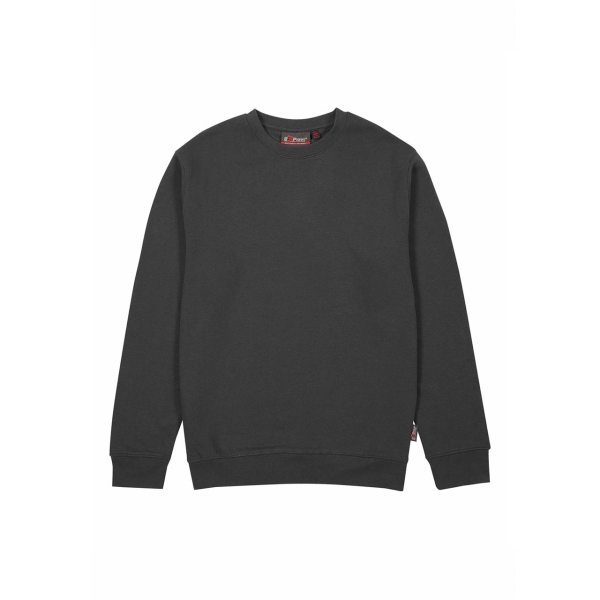 Upower Ombo Sudadera Cuello Redondo Alta Calidad - Talla 2XL - Suavidad y Resistencia, Ajuste Comodo, Detalles Elasticos, Proteccion DPI1, Polialgodon Duradero - Color Gris Meteorito