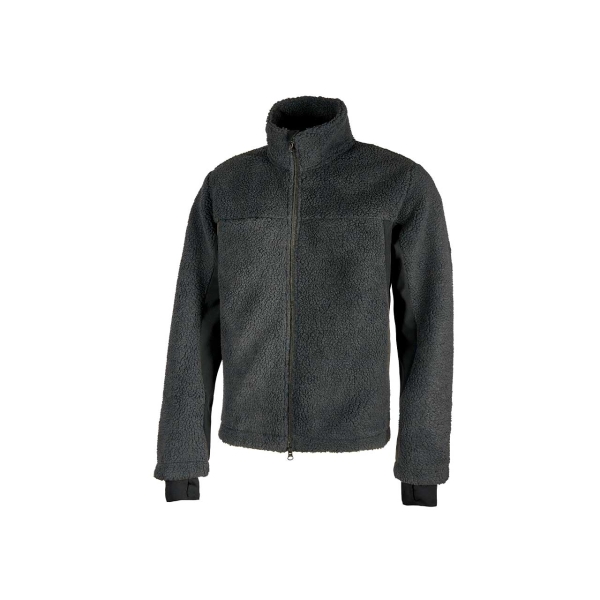 Upower Vertigo Chaqueta Hibrida Ligera y Transpirable - Talla L - Tejido Softshell, Elementos Reflectantes, Multiples Bolsillos con Cremallera, Puños con Agujero para Pulgar - Color Gris Meteorito