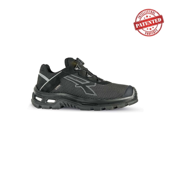 Upower Sauron S Zapato de Seguridad - Talla 38 - Resistente a la Abrasion, Repelente al Agua, Forro Gore-Tex, Puntera de Aluminio, Proteccion S7S CI HI HRO FO SR - Color Gris Oscuro