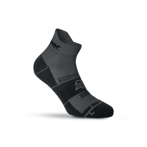 Upower Balmy Calcetines de Trabajo Cortos - Talla L - Maxima Transpirabilidad, Ventilacion Superior, Costuras Planas Antirrozaduras, Talon y Puntera Reforzados, Alta Durabilidad - Color Gris Oscuro