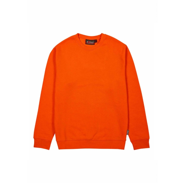 Upower Ombo Sudadera de Cuello Redondo - Talla 3XL - Alta Calidad, Suavidad y Resistencia, Ajuste Comodo, Detalles de Punto Elastico, Costuras Remachadas, Versatilidad en Sectores - Color Naranja