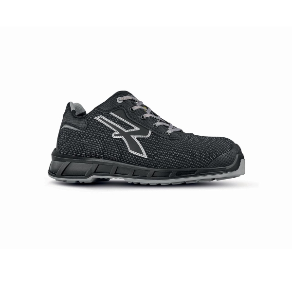 Upower Jackson S ESD Calzado de Seguridad Bajos - Talla 38 - Proteccion S3S CI FO SR, Antideslizantes, Antiabrasion, Antiestaticos, Punta Compuesta Ligera, Suela Resistente al Frio - Color Negro