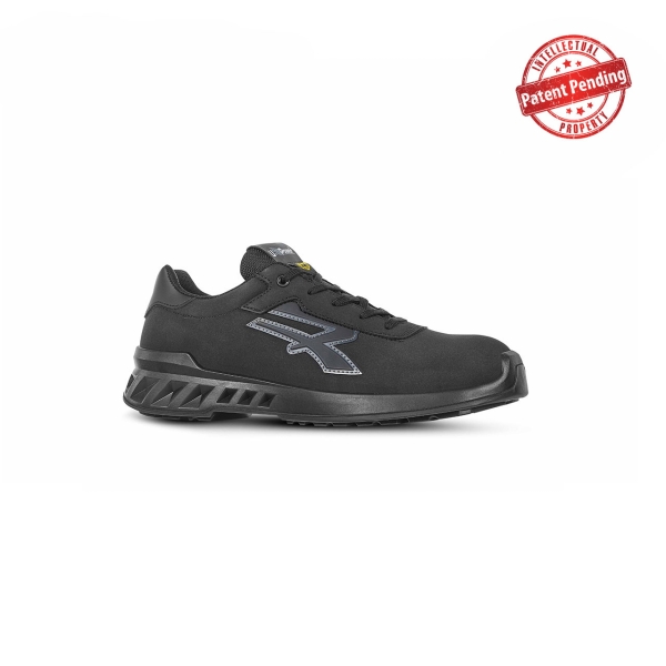 Upower Thomas S ESD Calzado de Trabajo de Seguridad - Talla 36 - Puntera AirToe Aluminio, Suela Antideslizante y Antiabrasion, Plantilla Antiperforacion, Proteccion Contra el Frio - Color Negro