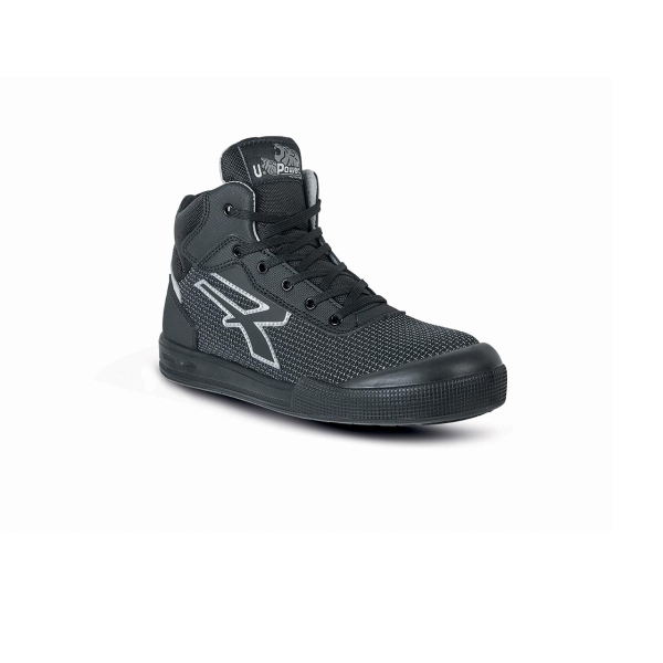 Upower Bob S ESD Calzado de Seguridad Alta Resistencia - Talla 44 - Antiestaticos, Antideslizantes, Antiaceite, Puntera AirToe Aluminium, Sistema Antiperforacion, Proteccion S3S CI FO SR - Color Negro