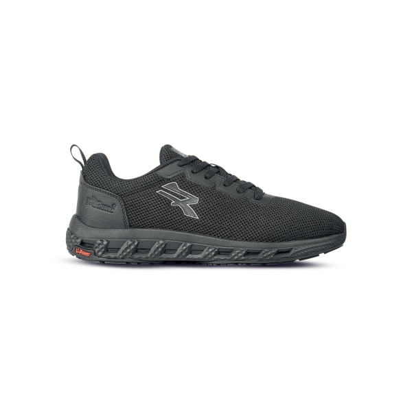 Upower Aaron Calzado de Seguridad - Talla 37 - Malla Transpirable, Plantilla Memory Foam, Suela EVA y Goma, Proteccion OB e FO SR - Color Negro