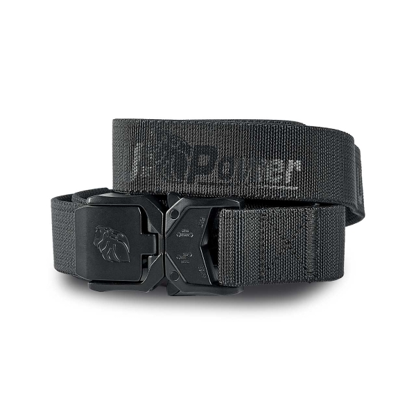 Upower Nite Belt Correa con Hebilla de Liberacion Rapida - Talla L/XL - Material de Alta Calidad, Ajuste Estable y Confortable, Resistencia y Comodidad - Color Negro Carbon