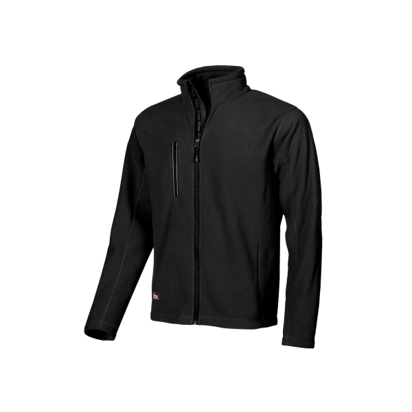 Upower Warm Chaqueta de Lana - Talla 2XL - Comodidad y Durabilidad, Cremallera Interna, Proteccion DPI1, Material 100% Poliester - Color Negro Carbon