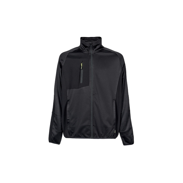 Upower Hull Sudadera Polar - Talla S - Tipo Cremallera Zip - Color Negro Carbon