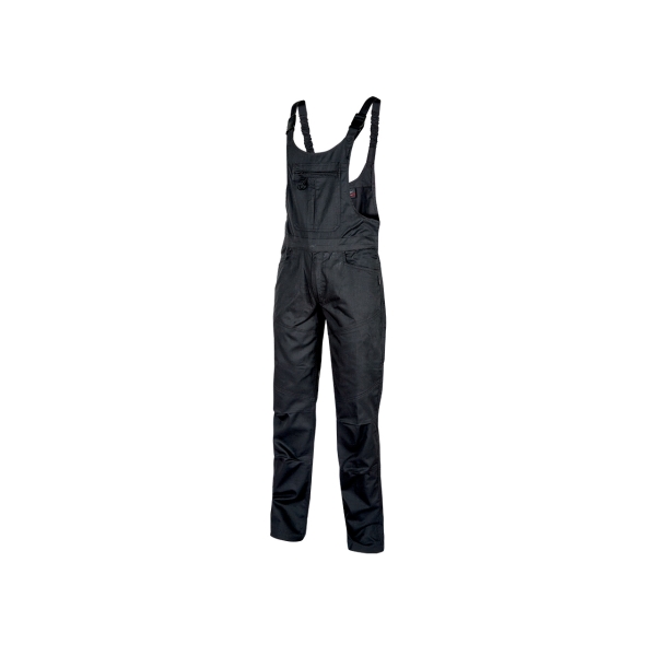 Upower Atene Peto de Trabajo Resistente - Talla M - Comodidad y Funcionalidad, Tejido Poli-Algodon Mechanical Stretch, Multiples Bolsillos con Cierre, Lavable a 60°, Ajuste Personalizado - Color Negro Carbon