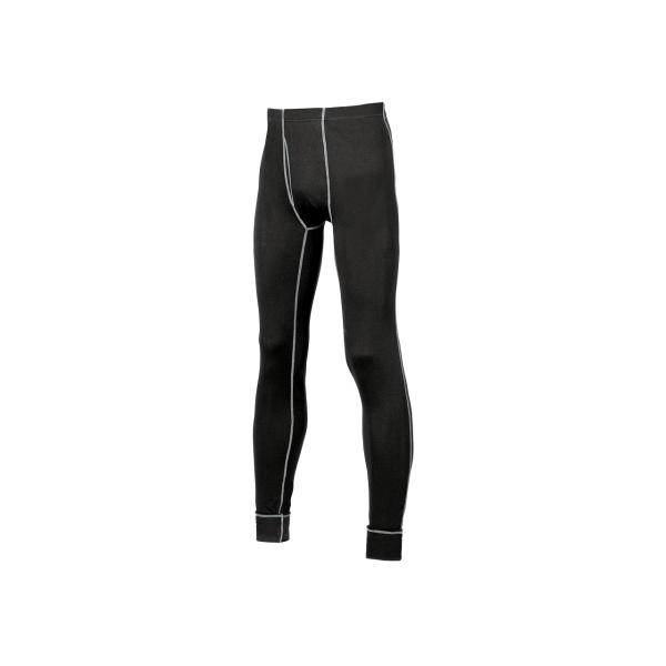 Upower Edelweiss Medias Termicas de Trabajo - Talla 3XL - Abertura Frontal, Material Transpirable, Costuras Planas, sin Irritaciones - Color Negro Carbon