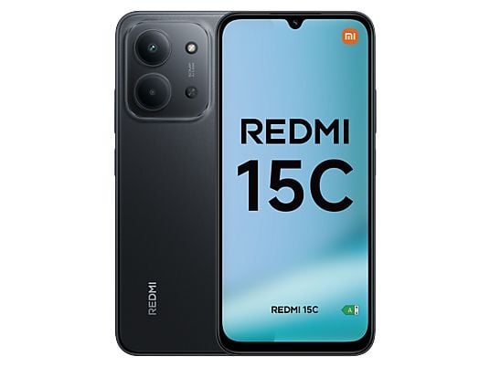 Xiaomi Redmi 15C Smartphone Pantalla 6.9" - 4GB - 256GB - Camara Principal 50MP - Bateria 6000mAh - Color Negro