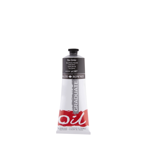 Daler Rowney Graduate Pintura al Oleo - Tubo de Aluminio - 220ml - Color Sombra Natural