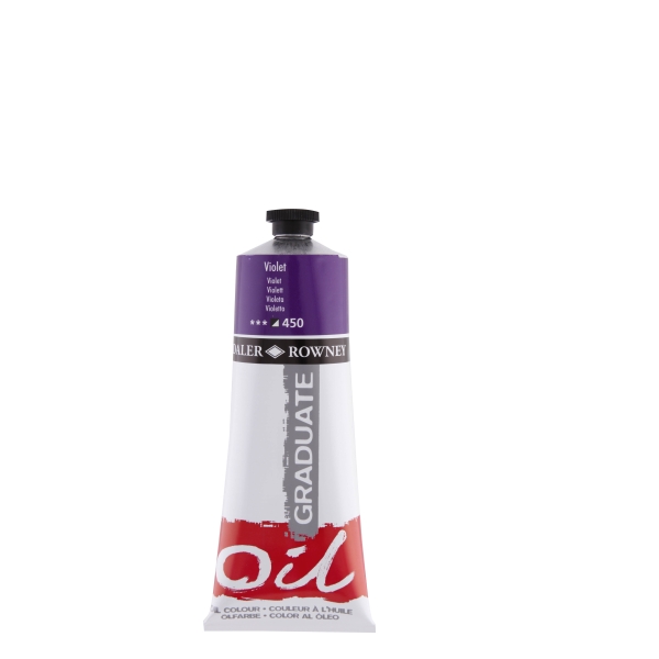 Daler Rowney Graduate Pintura al Oleo - Tubo de Aluminio - 220ml - Color Violeta