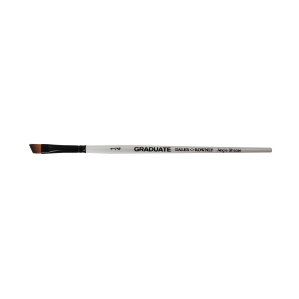 Daler Rowney Graduate Pincel Multitecnica - Pelo Sintetico - Mango Corto - Sombreador Angular 1/4"