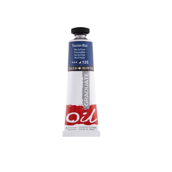 Daler Rowney Graduate Pintura al Oleo - Tubo de Aluminio - 38ml - Color Azul de Prusia