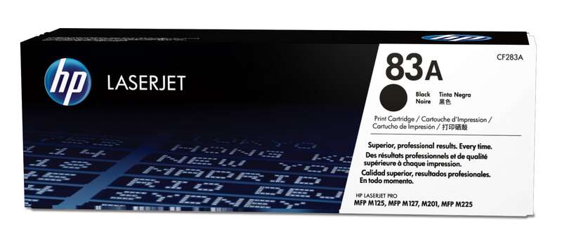 HP CF283A Negro Cartucho de Toner Original - 83A