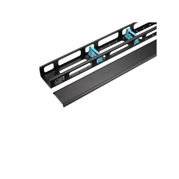 WP Guia Vertical 42U Cableado con Tapa - Compatible con la Serie RNA/RSB - 1890x195x90mm - Color Negro
