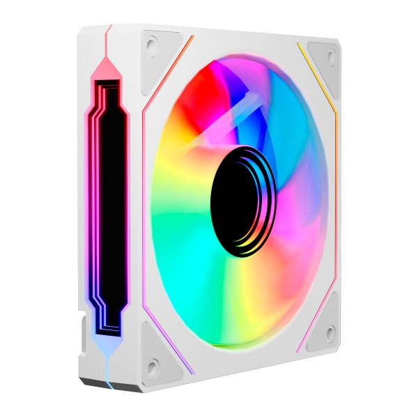 ABYSM AB311302W sistema di raffreddamento per computer Case per computer Ventilatore 12 cm Bianco 1 pz
