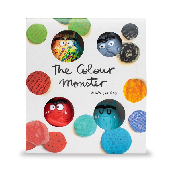 Comansi Set El Monstruo de Colores con Multicolor - 4 Figuras - Juego Inteligencia Emocional - Inspirado en Libro