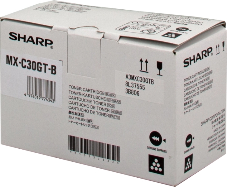 Sharp MXC30 Negro Cartucho de Toner Original - MX-C30GTB
