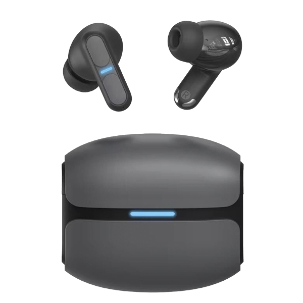 Leotec TWS Gaming Nebula Fit Auriculares Bluetooth 6.0 - Estuche de Carga - Color Negro