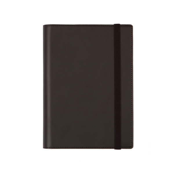 Finocam Duoband Agenda con Bloc de Notas en Catalan - Anual 2026 - Formato E5 - 130x15x192mm - Semana Vista Horizontal - Color Negro