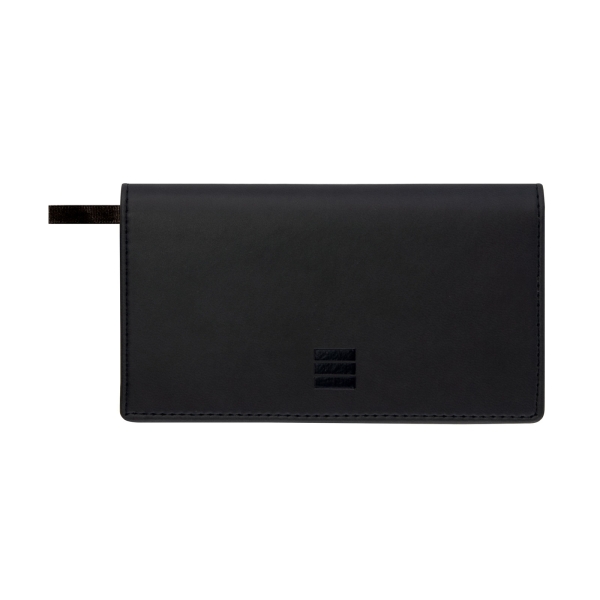 Finocam Ibis Agenda Plana - Anual 2026 - Formato Pl1 - 130x6x6mm - Semana Vista en Vertical - Color Negro