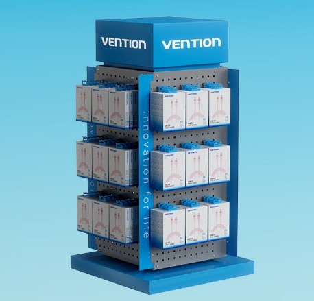 Vention Expositor de Mesa 400x400x550mm