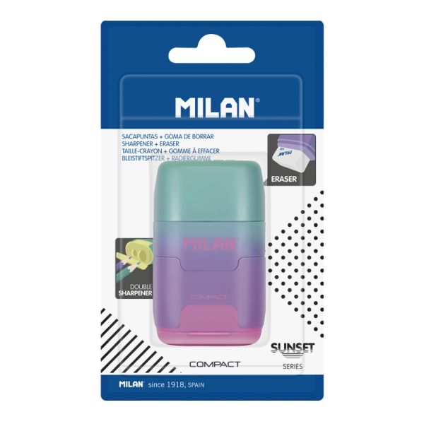Milan Compact Sunset Afilaborra - Cuchilla de Acero de Seguridad - Color Violeta