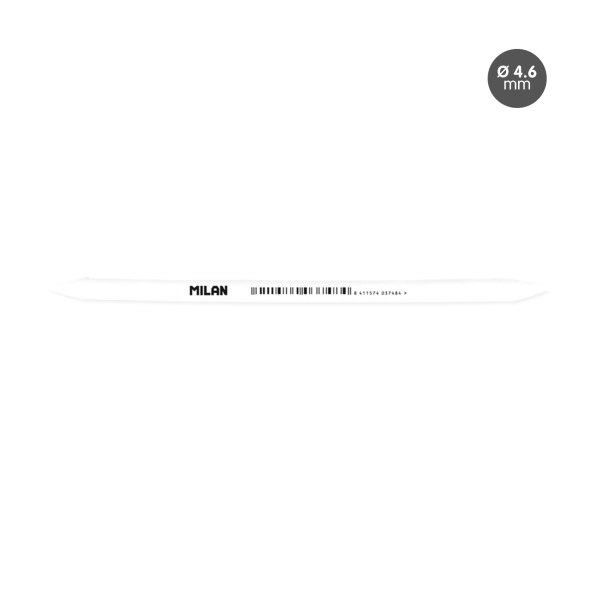 Milan Difuminos - Diametro de 4.6mm - Recomendado para Bellas Artes - Color Blanco