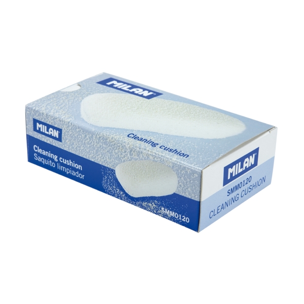 Milan Saquito Limpiador de Goma - 120g - Algodon Elastico - Color Blanco