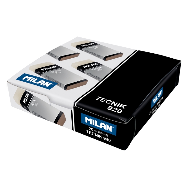 Milan Tecnik 920 Gomas de Borrar - Color Gris