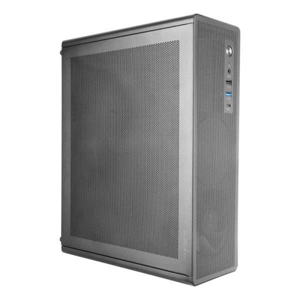Tacens Aerom Slim 500 Caja Minitorre Ultra Compacta Micro ATX - Ventilador FDB de 90mm - Fuente de Alimentacion TFX 500W - Panel Frontal y Lateral de Malla - Puerto USB-A/USB-C/Audio - 334x272x102mm - Color Negro