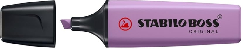 Stabilo Boss Naturecolors Wildflower Edition Marcador Fluorescente - Trazo entre 2 y 5mm - Tinta con Base de Agua - Color Lila Grisaceo