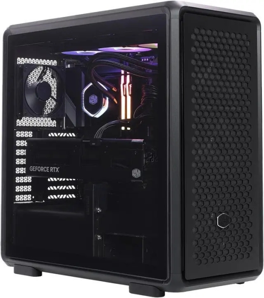 Cooler Master Masterframe 600 Caja Semitorre ATX/MicroATX/Mini-ITX - Ventana Lateral - 8 Ranuras de Expansion - Paneles Intercambiables - Audio - 2xUSB-A - 1xUSB-C - 544x531x261mm - Color Negro