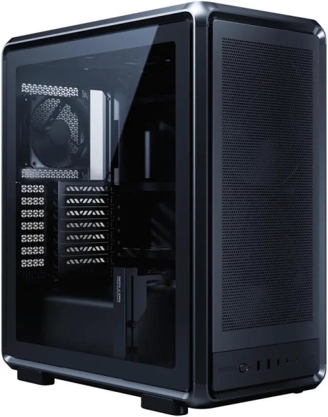 Cooler Master Masterframe 500 Caja Torre E-ATX - Ventana Lateral - Paneles Intercambiables - 2 Ventiladores de 200mm Frontales - Rejilla Metal-Mesh - 654x580x376mm - Color Negro