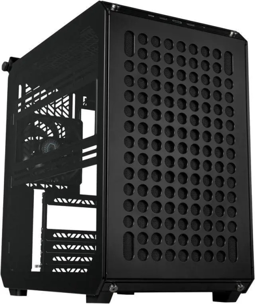Cooler Master Qube 500 Caja Semitorre ATX/MicroATX/Mini-ITX - Ventana Lateral - 7 Ranuras de Expansion - Gestion de Cables - Audio - 2xUSB-A - 1xUSB-C - 415x231x406mm - Color Negro