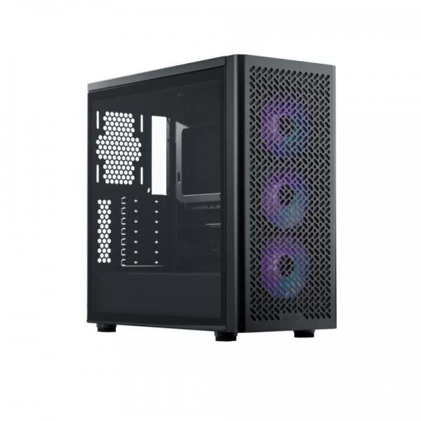 Cooler Master Elite 502 Caja Torre E-ATX - 3 Ventiladores 120mm RGB - Ventana Lateral - Gestion de Cables - Audio - 1xUSB-A - 1xUSB-C - 474x230x481mm - Color Negro