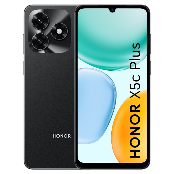 Honor X5c Plus Smartphone Pantalla 6.74" - 4+4GB - 128GB - Camara Principal 50MP - Bateria 5260mAh - Supercharge 15W - Color Negro