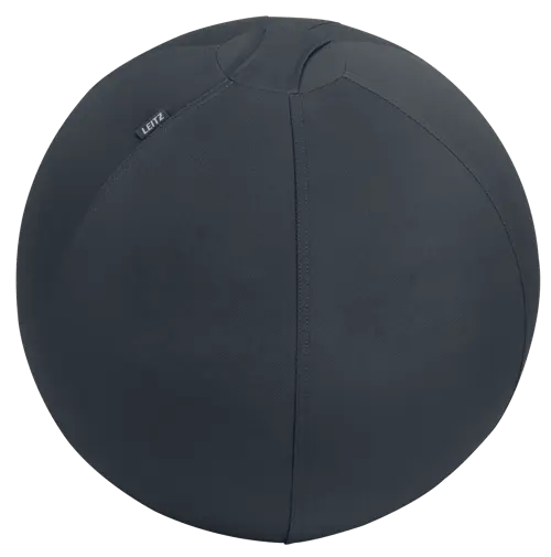 Leitz Ergo Active Balon de Asiento Antideslizante 55cm - Asa de Transporte Resistente - Carga Maxima de 120kg - Funda Lavable - Color Gris Oscuro