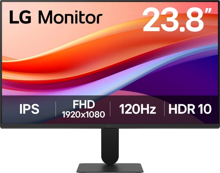 LG Monitor 23.8" LED IPS Entry FullHD 120Hz - Respuesta 5ms - 16:9 - HDMI - VESA 100x100mm