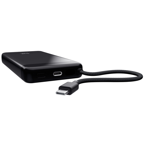 Trust Fiera Powerbank 20000mAh - USB Type-C - Pantalla LED - 20W Carga Rapida - Color Negro