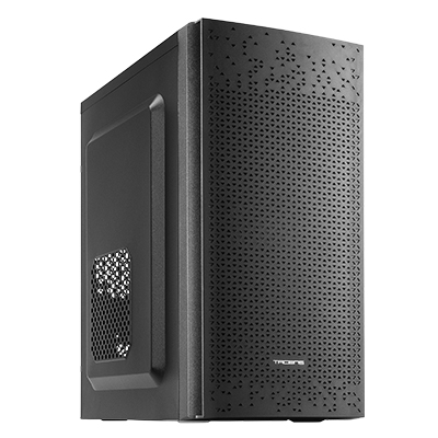 Tacens Anima AC6 Minitorre - Frontal con Malla Completa - Soporte MicroATX/Mini-ITX - Estetica Minimalista y Elegante - 2 Bahias - 343x206x381mm - Color Negro