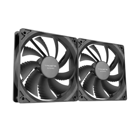 Tacens Anima AF12X2 Pack de 2 Ventiladores de 120mm - Rodamientos Fluxus - Color Negro