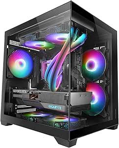 Mars Gaming MC-VIEW2 Mini Tower Nero
