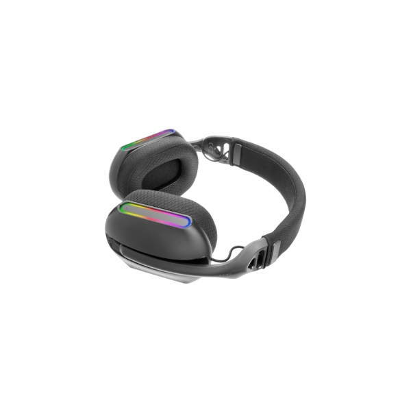 Mars Gaming MHW-PRO Auriculares Gaming Bluetooth 5.3 - Sonido 3D Envolvente 7.1 - Controles Integrados - Microfono Dual - Iluminacion ARGB - 76x200x187mm - Color Negro