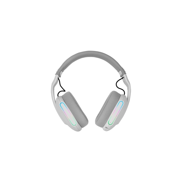 Mars Gaming MHW-PRO Auriculares Gaming Bluetooth 5.3 - Sonido 3D Envolvente 7.1 - Controles Integrados - Microfono Dual - Iluminacion ARGB - 76x200x187mm - Color Blanco