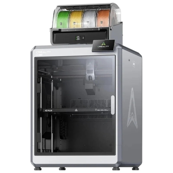 Creality K2 Plus Combo Impresora 3D Cerrada + Unidad CFS - Volumen 35x35x35cm - Impresion de Alta Velocidad de 600mm/s - Camaras IA Duales - Estructura robusta "Matrix" - USB, Ethernet, WiFi